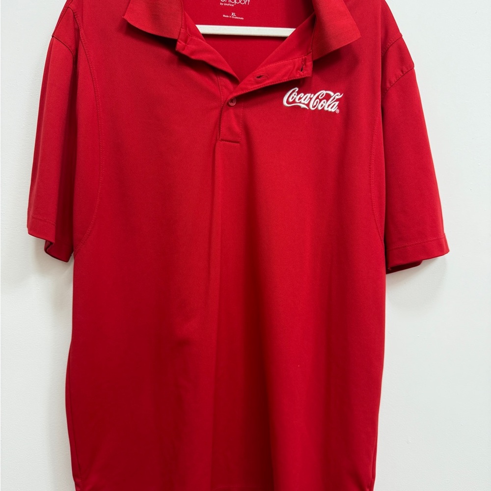Coca Cola Classic Red Polo for Men size XL
